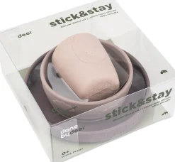 Stick&Stay spisesæt Deer friends Pudder