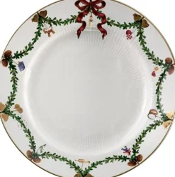 Stjerne Riflet Jul 27 cm. tallerken