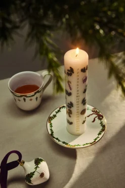 Stjerne Riflet Jul ornament sæt, 8,5 cm. , 2 stk.