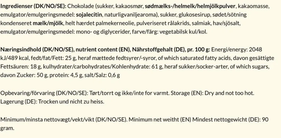 Stænger lys 2 stk. 80 gr.