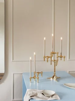 STOFF Nagel® lysestage messing