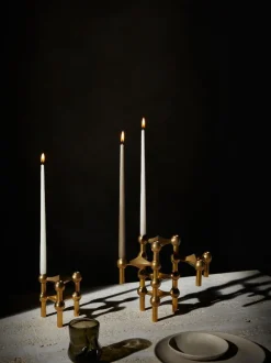 STOFF Nagel® lysestage messing