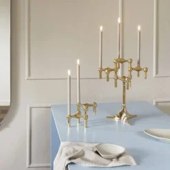 STOFF Nagel® lysestage messing