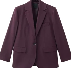 Straight-fit suit jacket