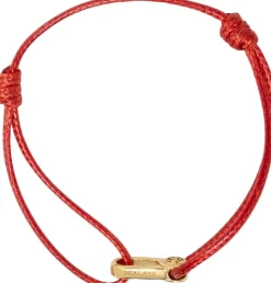 String Bracelet with Gold Hook