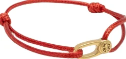 String Bracelet with Gold Hook
