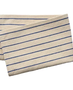 Stripe bathmat 50x80cm surf the web/ecru