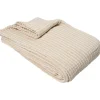 Stripe bedspread 230x260cm beige stripe
