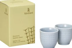 Swedish Grace Æggebæger 4 cl Isblå 2 styk