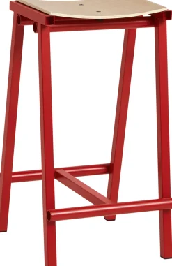 Taburete 8 Bar stool Low Signal red