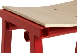 Taburete 8 Bar stool Low Signal red