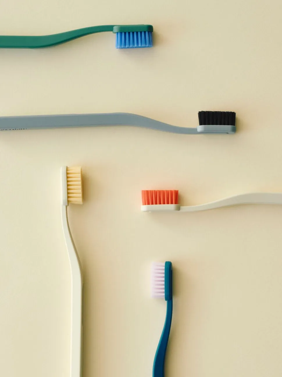 Tann Toothbrush-Off-white and light yellow
