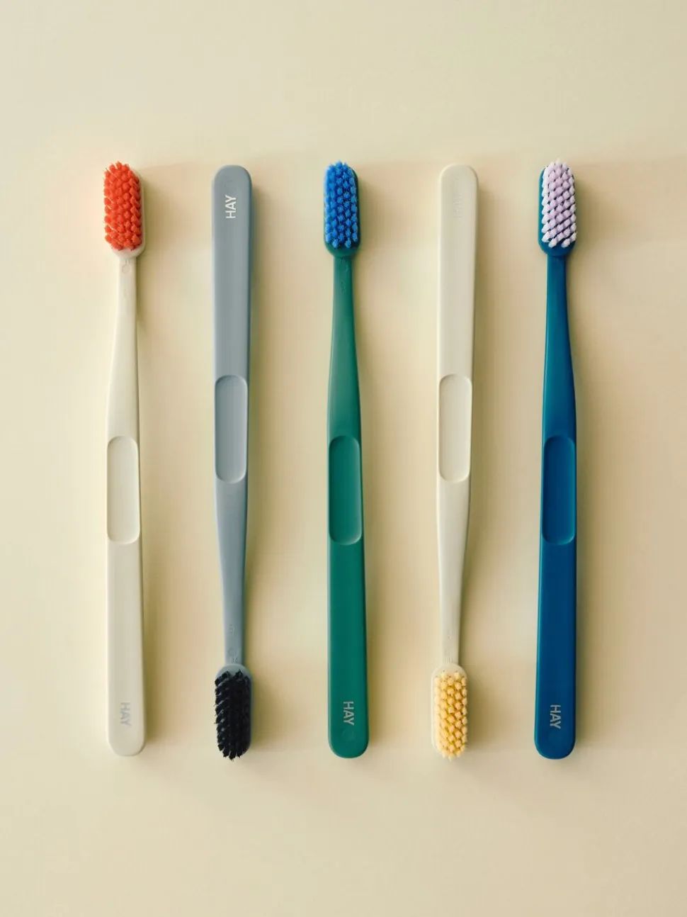 Tann Toothbrush-Off-white and light yellow