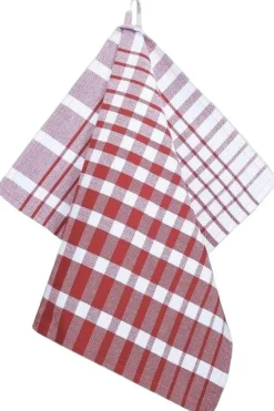 Tea Towels 50x70 cm ENZO - Check dark red