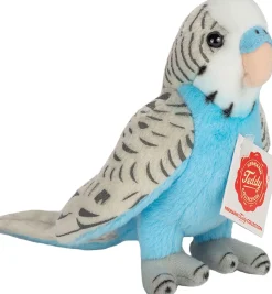 Teddy Hermann - Undulat blå 13 cm