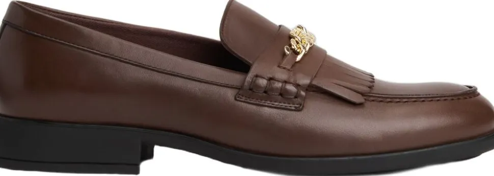 TH CHAIN FRINGE LEATHER LOAFER