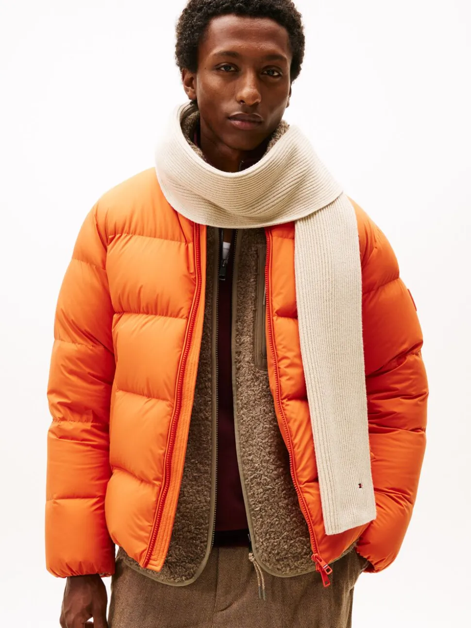 TH FLAG PIMA COTTON CASH SCARF