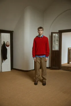 TIMBER BRUSHED POLO KNIT