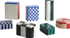 Tin Container-Medium-Black and off-