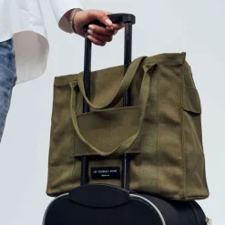 TOTE BAG KHAKI GREEN
