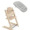 Tripp Trapp� Stol Natur + Babyset + Newborn Set Grey