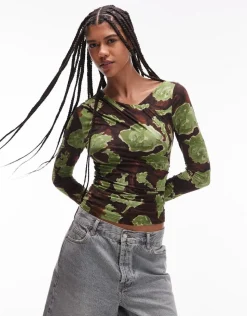 TSAUDREY ASYMMETRIC TOP JSR - COTTON BLEND