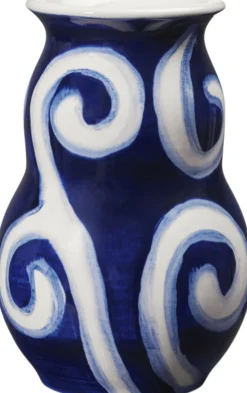 Tulle Vase H13 cm blå