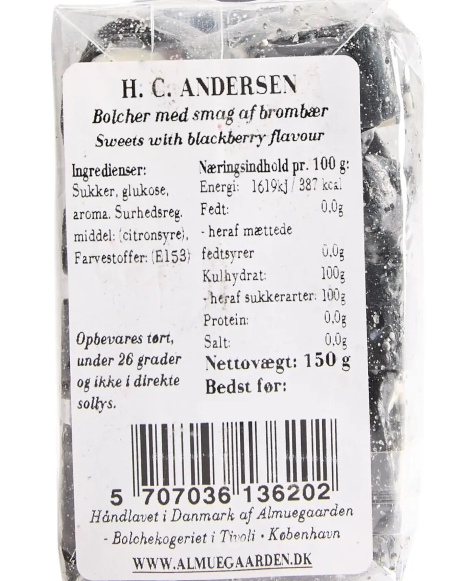 Turist-Gaveæske med danske flag, H. C. Andersen og andre national bolc