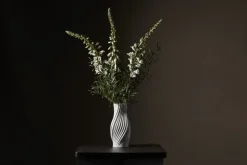 Twist Vase H31 cm hvid porcelæn