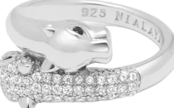 Twisted Sterling Silver Panther Ring