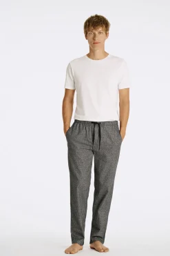 Twisted yarn brushed pyjama