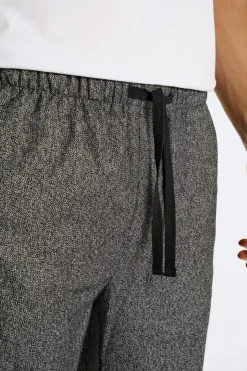 Twisted yarn brushed pyjama