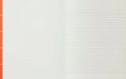 UMA Flat Lay Notebook - Large, Orange check