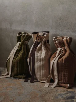 Vari Quilted Sack - Velvet - Khaki