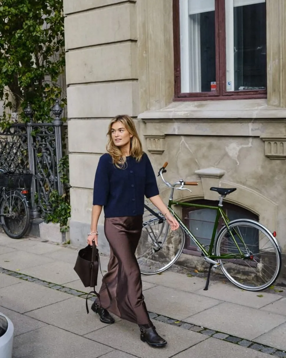 Vicky Heavy Sateen Skirt