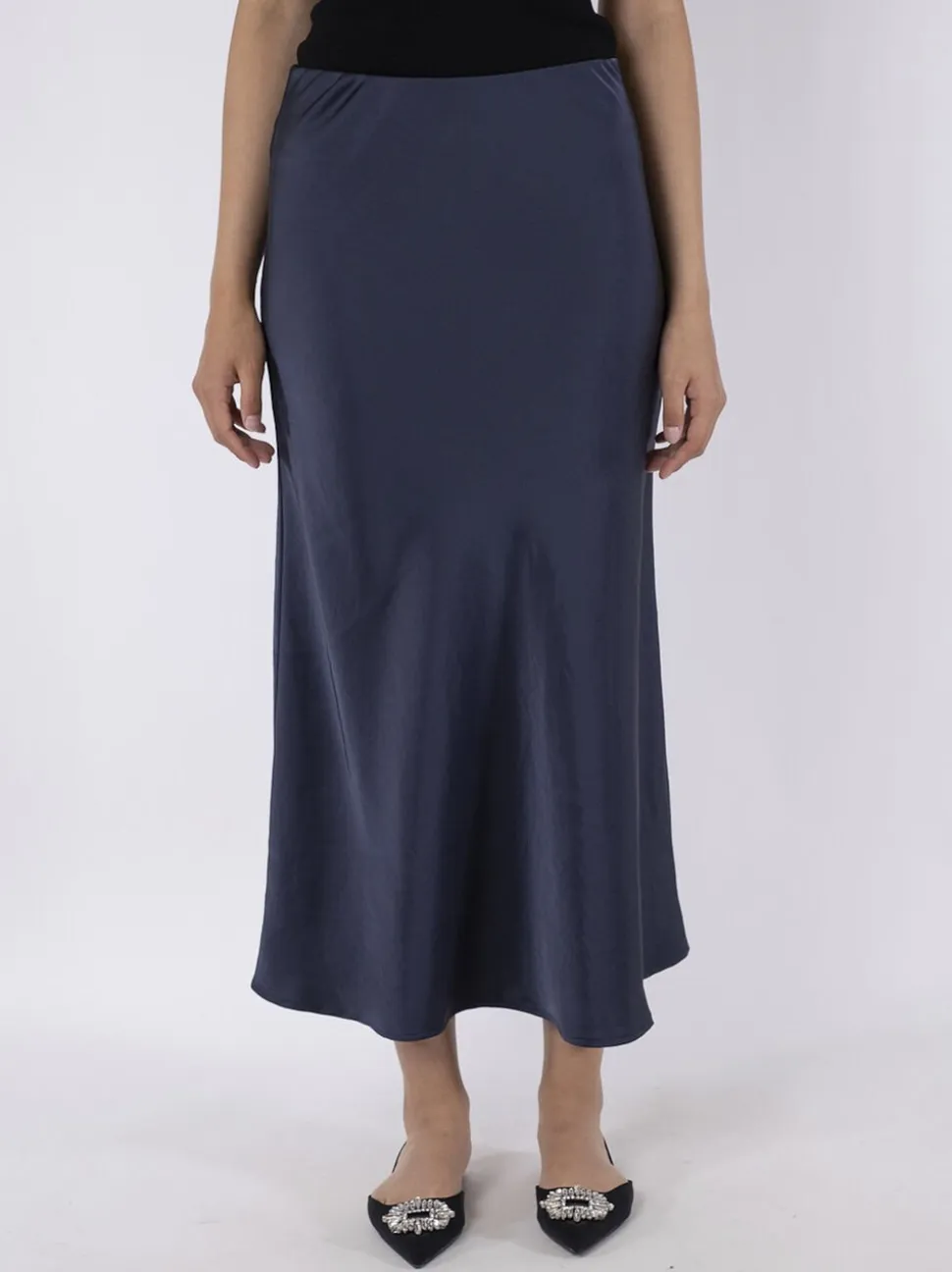 Vicky Heavy Sateen Skirt