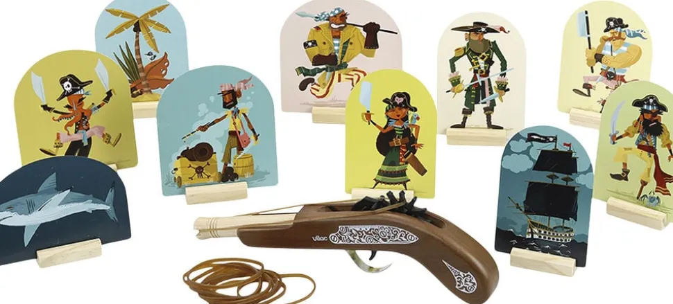 Vilac - Elastikpistol - Pirat