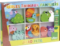 Vilac - Store træperler - Dyr