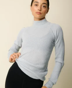 Vilda turtleneck cashmere blend sweater - Clear