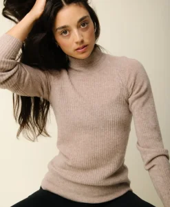 Vilda turtleneck cashmere blend sweater - Hazel