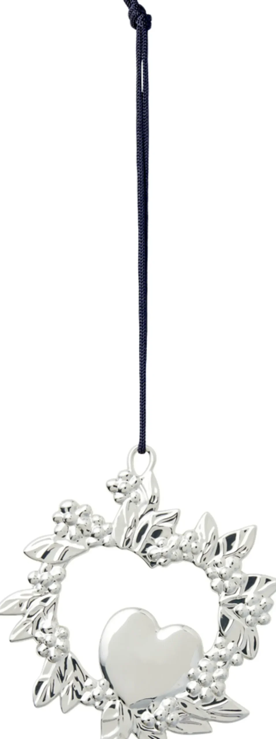 Vildt hjerte H8 forsølvet