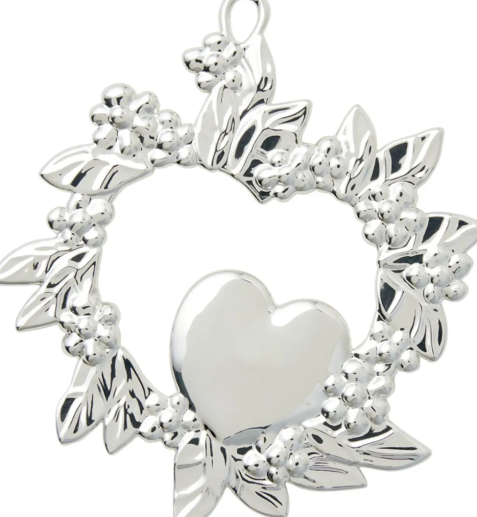 Vildt hjerte H8 forsølvet