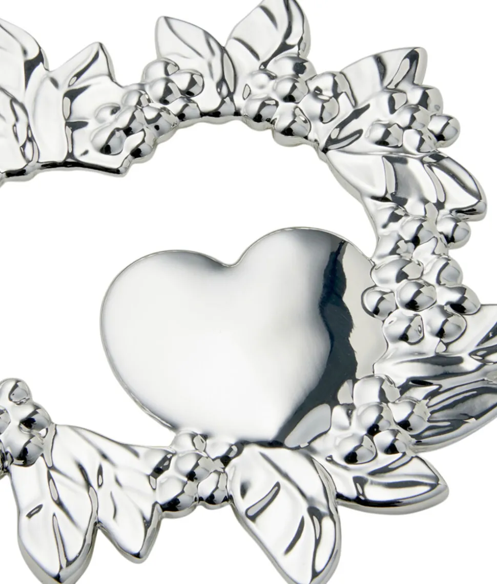 Vildt hjerte H8 forsølvet