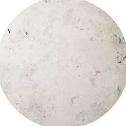 Vipp494 Cabin round Ø130 L. Beige marble, Dark oak