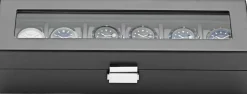 Watch Box 6 Watches Black Wood DIT0