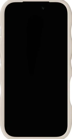 Wavy Case iPhone 17 Pro Light Beige/Transparent