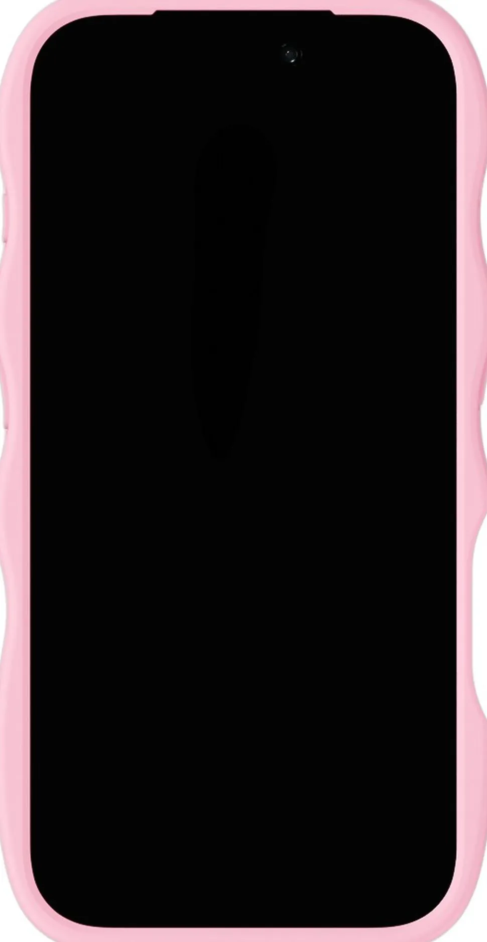 Wavy Case iPhone 17 Pro Max Pink/Transparent