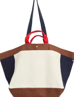 Weekend Bag (Organic)-Medium-Cream multi