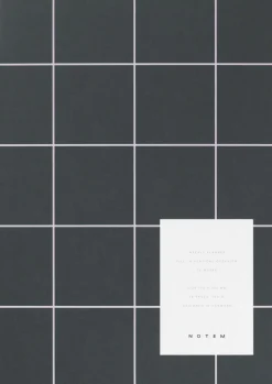 Weekly planner notesbog, mørk grøn