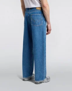 WIDE PANT-BLUE - MID LIGHT USED